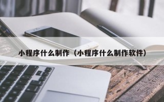 涟源小程序什么制作（小程序什么制作软件）